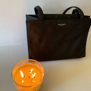 Kate spade women bag black color fiber pre…